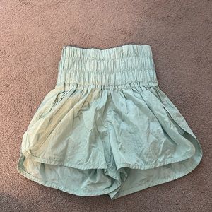 Free People Way Home Shorts - Green Mist